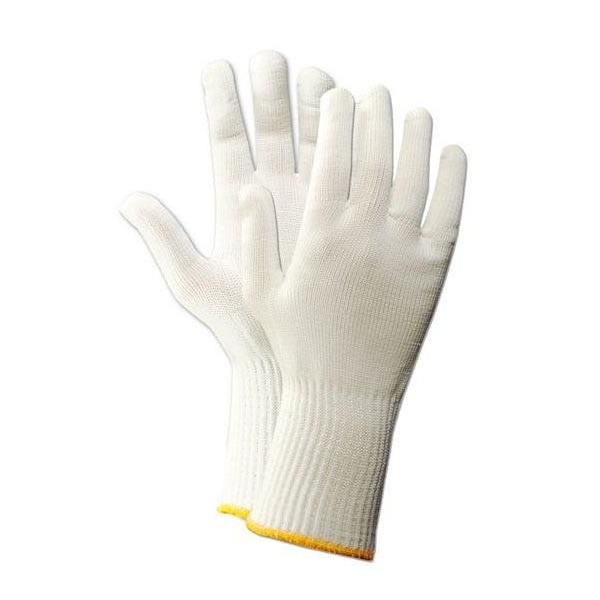Magid Cleanroom Gloves, Nylon, 10.5in L, White, 12 PK 15NY-L - main